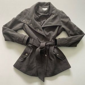 Fleece P-Coat - Grey